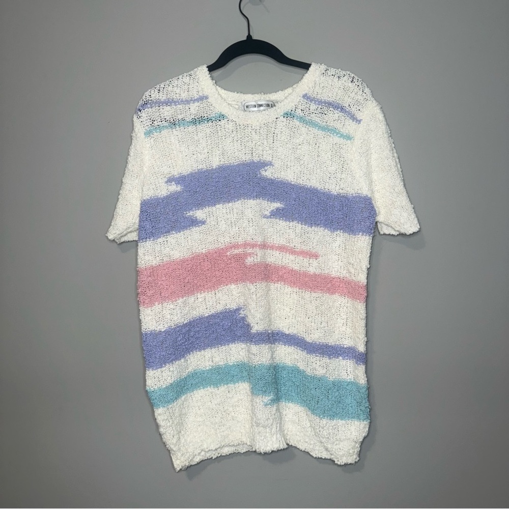 Western Connection Vintage Textured‎ Knit Sweater